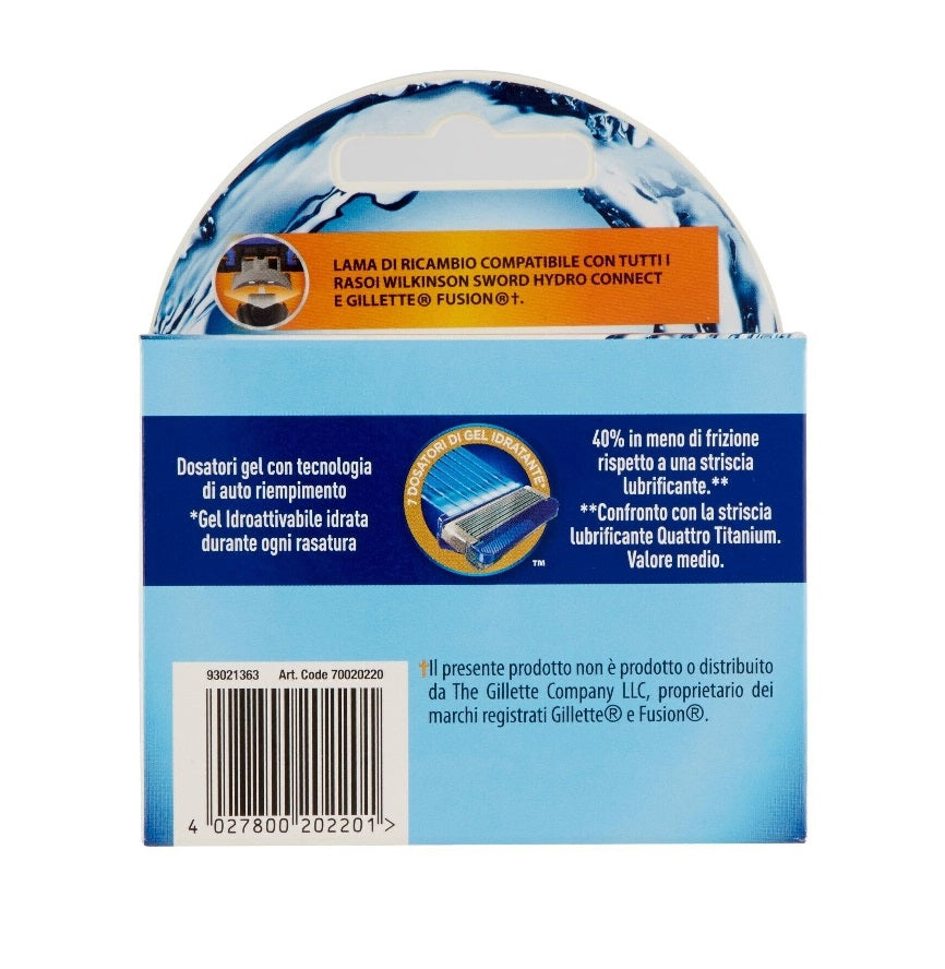 Wilkinson SWORD Hydro5 CONNECT / 3x4Ersatzklingen Original /OVP/12 Ersatzklingen