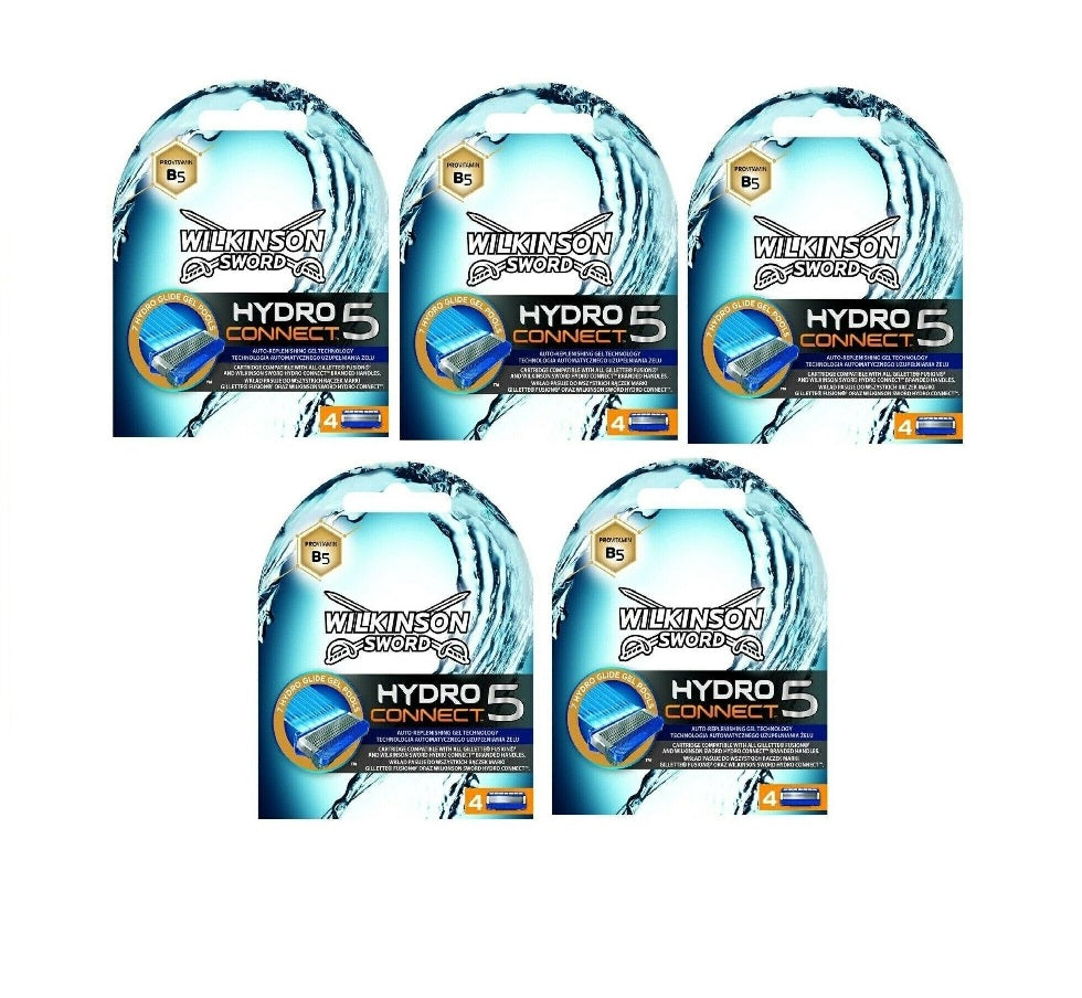 Wilkinson SWORD Hydro5 CONNECT / 5x4Ersatzklingen Original /OVP 20 Ersatzklingen