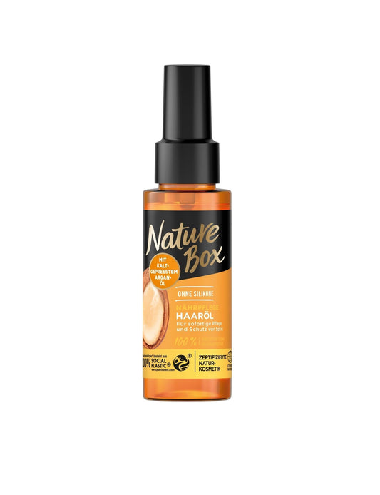 Nature Box Nährpflege Haaröl mit Arganöl Schutz vor Spliss Haarpflege 70ml