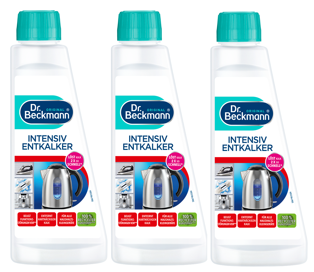 ✅ NEU 3 x Dr. Beckmann Intensiv Entkalker ( 3 x 250ml )