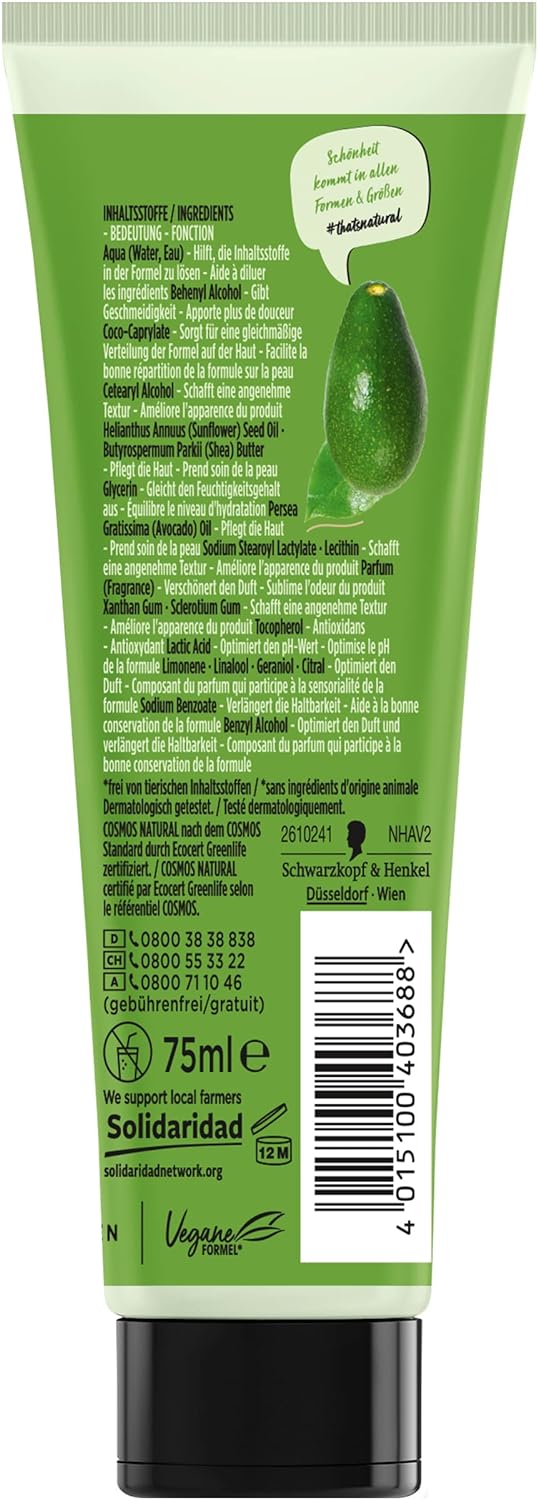 Nature Box Handcreme mit kaltgepresstem Avocado - Öl 3 x 75 ml