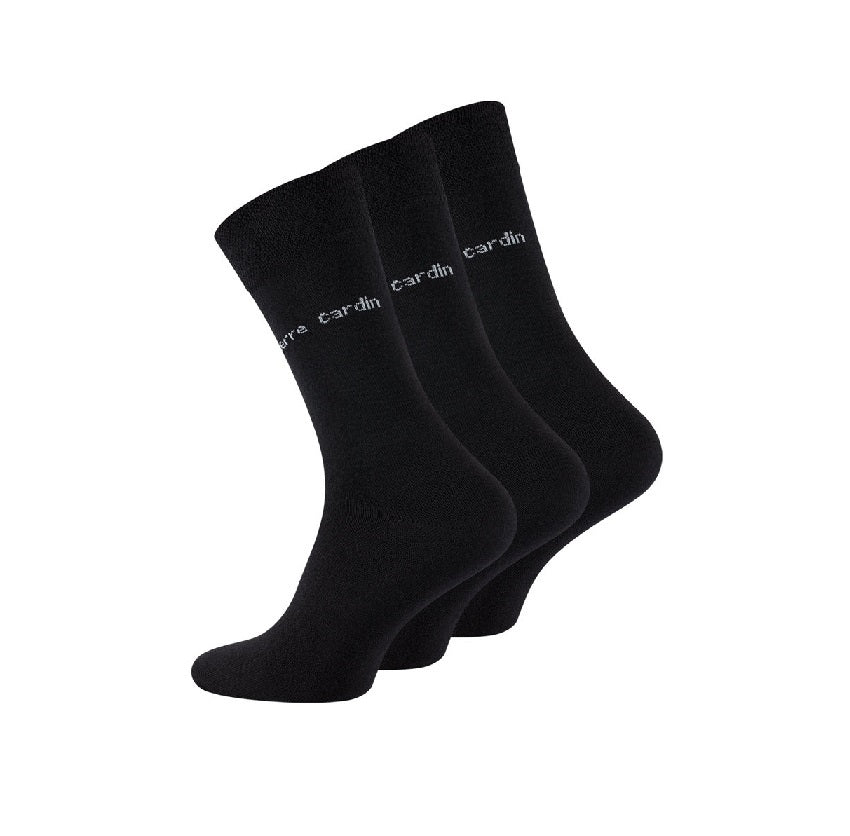 6 Paar Pierre Cardin Socken Herrensocken Strümpfe Business-Socken black