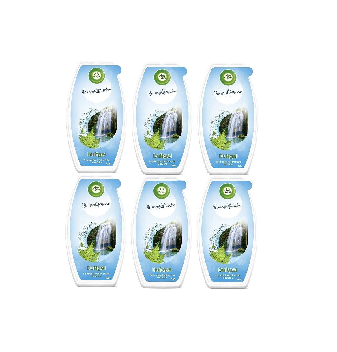 Air Wick Duftgel Himmelsfrische, 6er Pack (6 x 150 g)