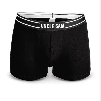 UNCLE SAM Boxer Shorts Herren cotton stretch 4 er Pack black Gr. M L XL XXL