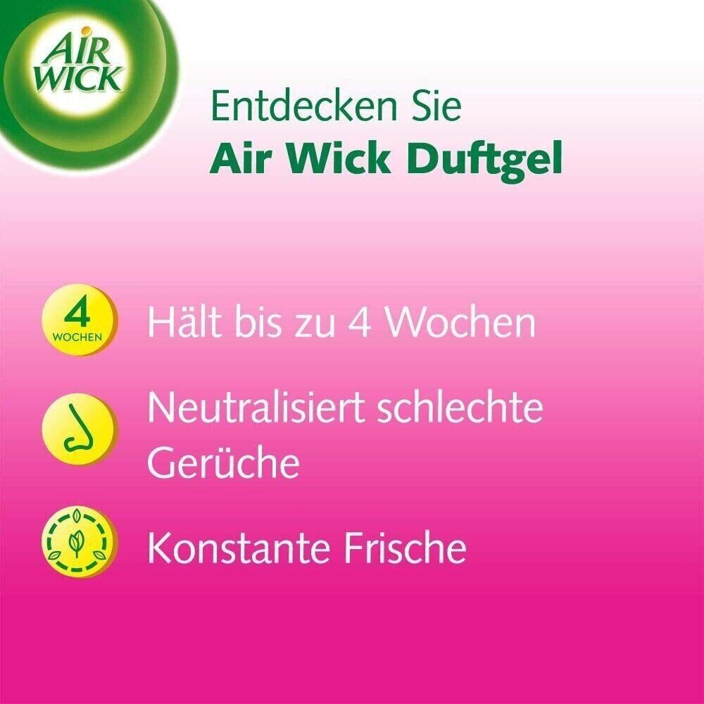 Air Wick Duftgel Blütenfrische feine Duftkomposition 150g 6er Pack