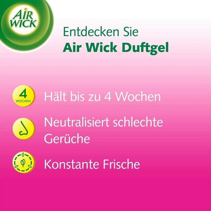 Air Wick Duftgel Blütenfrische feine Duftkomposition 150g 6er Pack