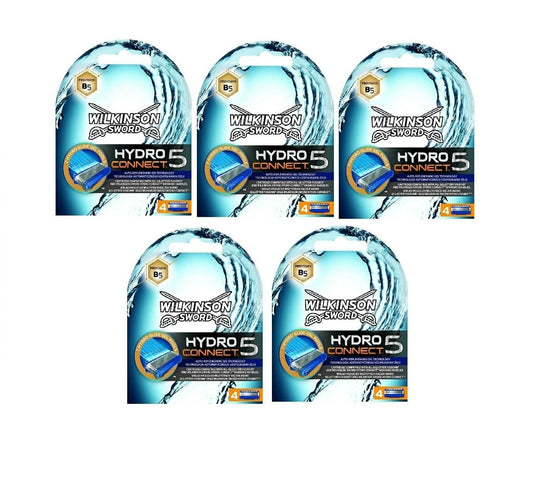 Wilkinson SWORD Hydro5 CONNECT / 5x4Ersatzklingen Original /OVP 20 Ersatzklingen
